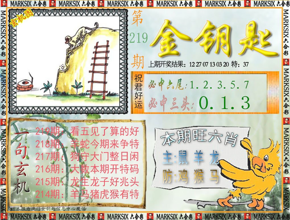 2024219期金钥匙