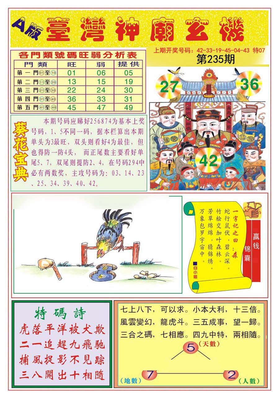 2024235期台湾神庙A