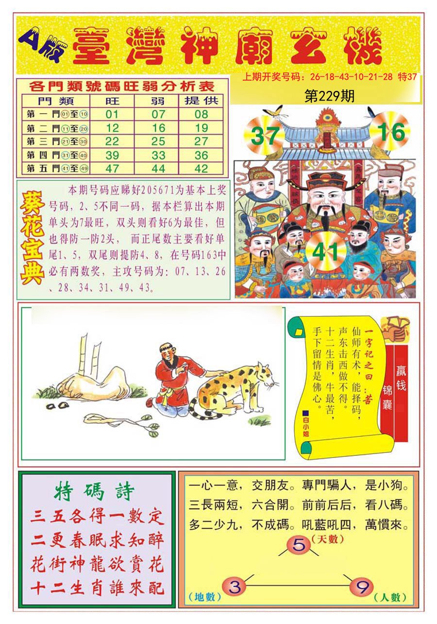 2024229期台湾神庙A
