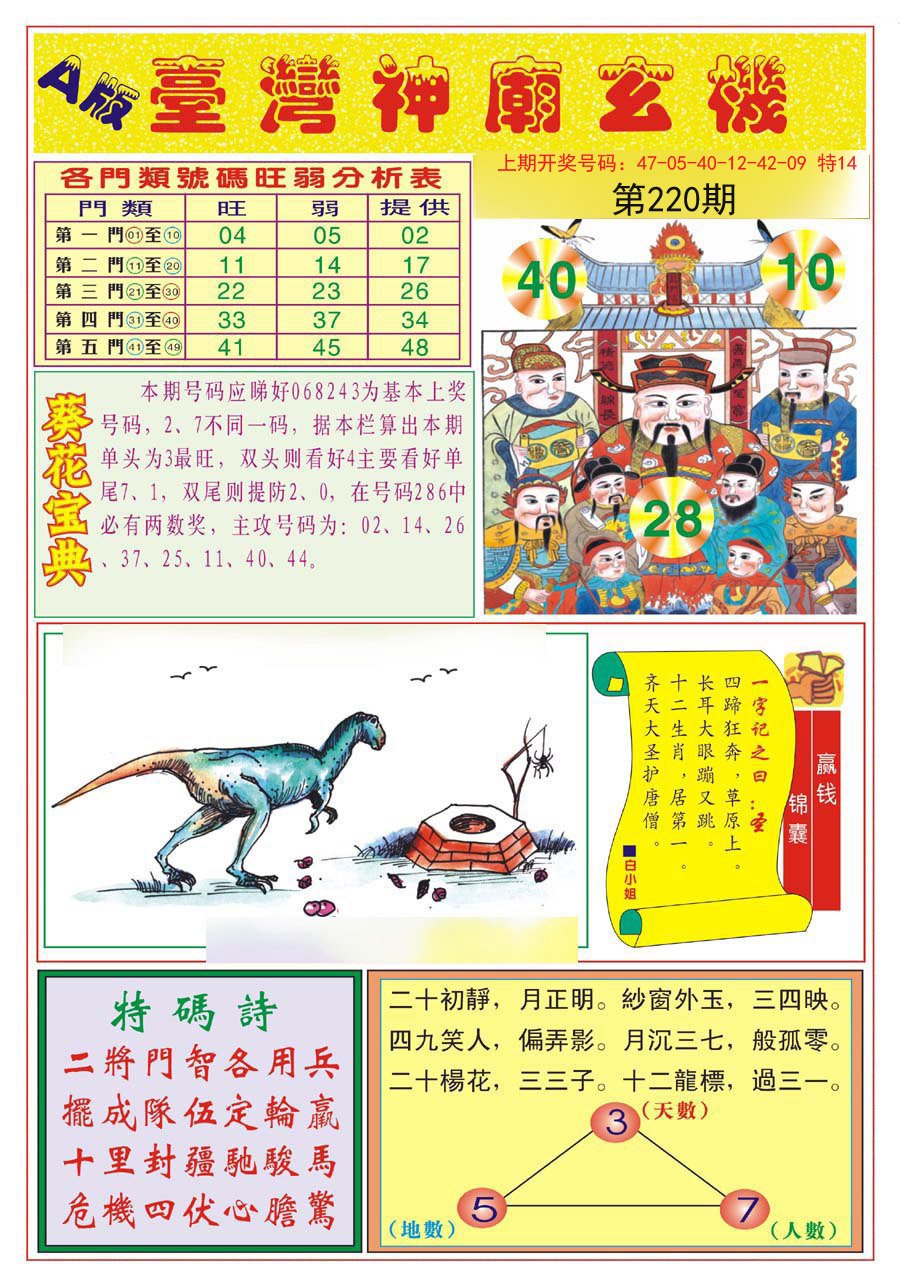 2024220期台湾神庙A