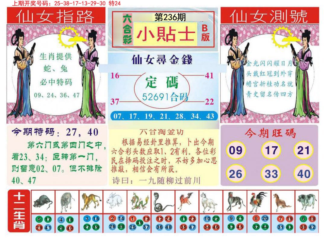 2024236期小贴士B