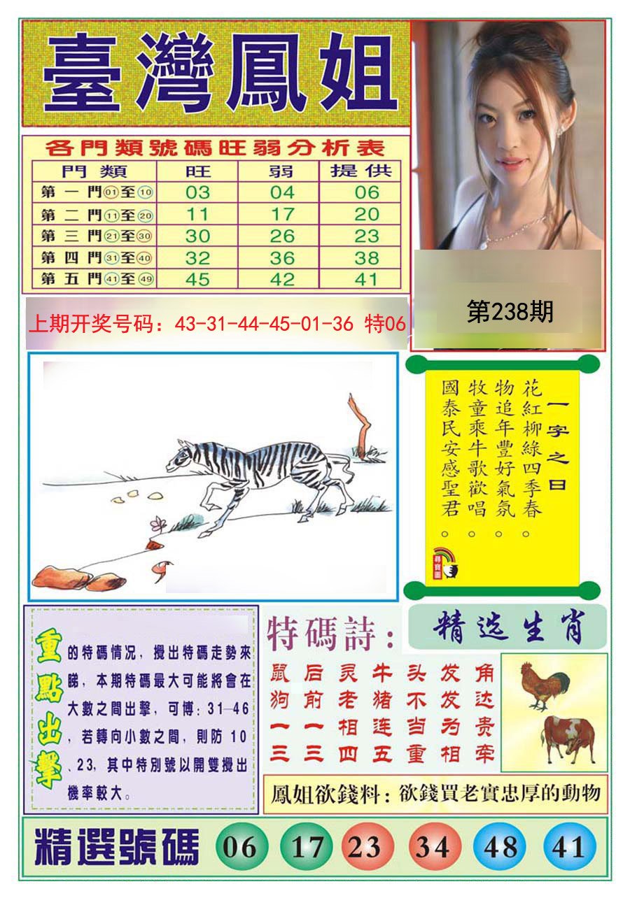 2024238期台湾凤姐
