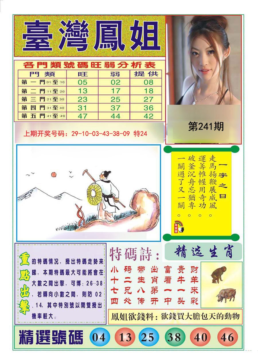 2024241期台湾凤姐
