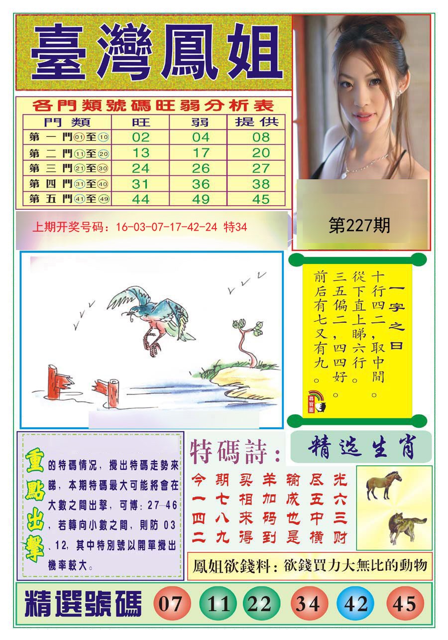 2024227期台湾凤姐
