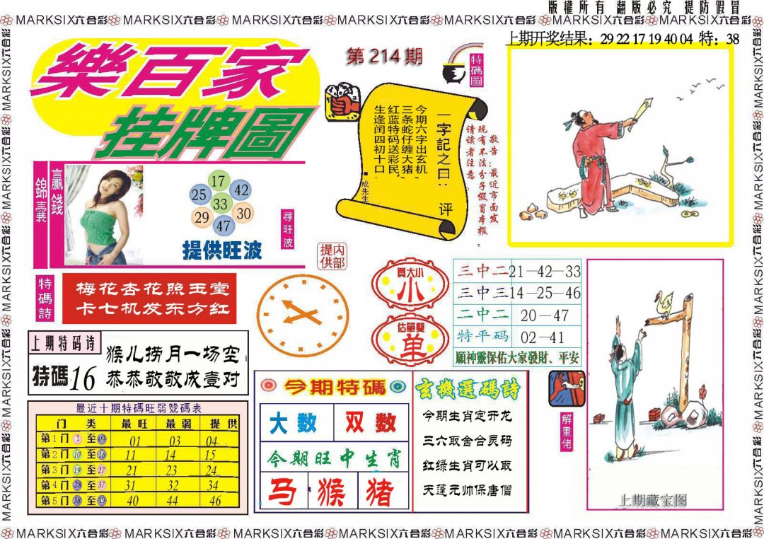 2024214期乐百家挂牌图