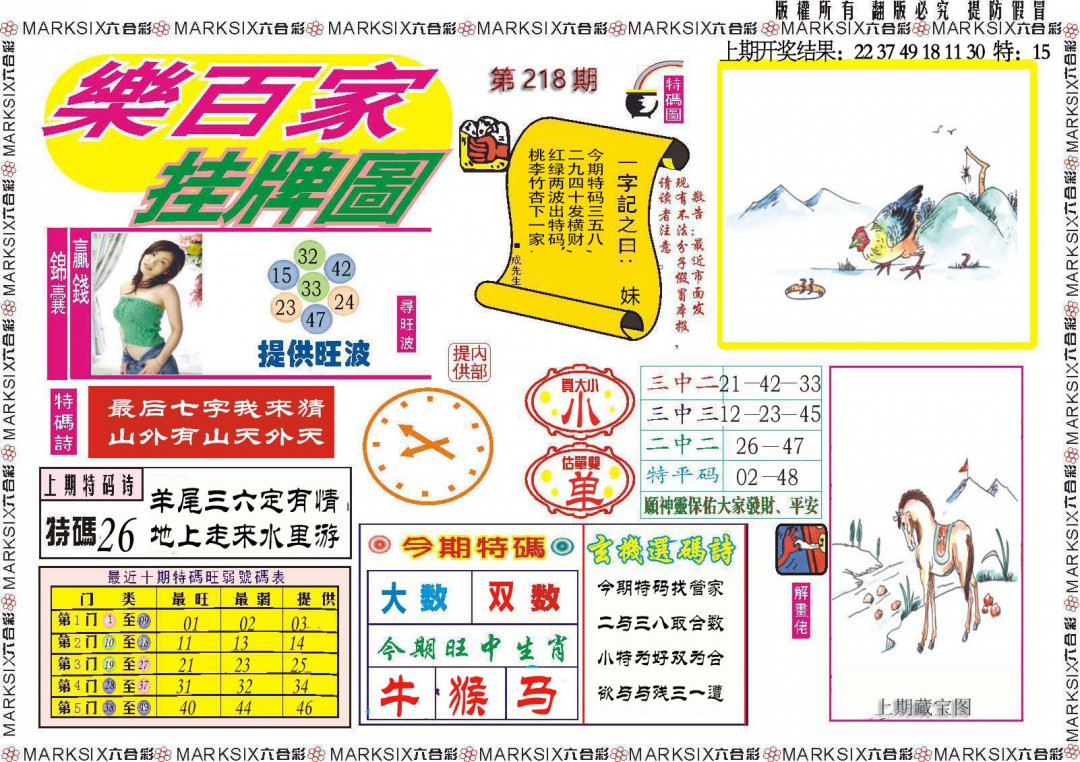 2024218期乐百家挂牌图