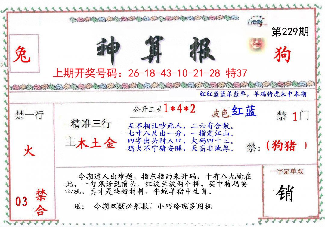 2024229期神算報