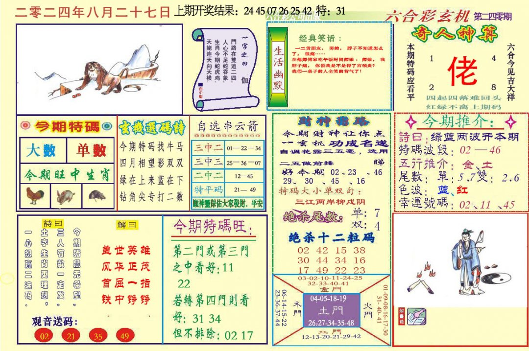 2024240期六合玄机
