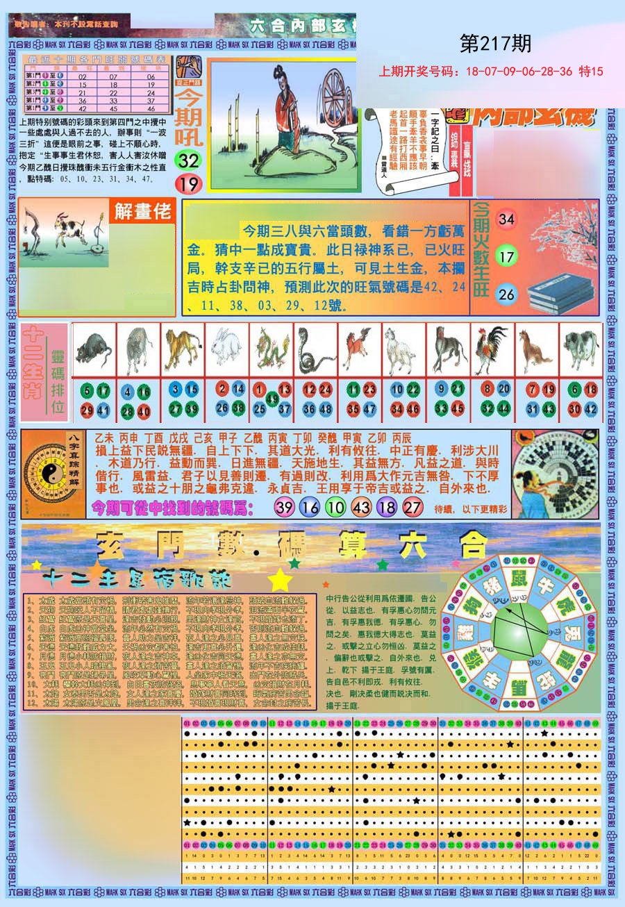 2024217期(新版)内部玄机A