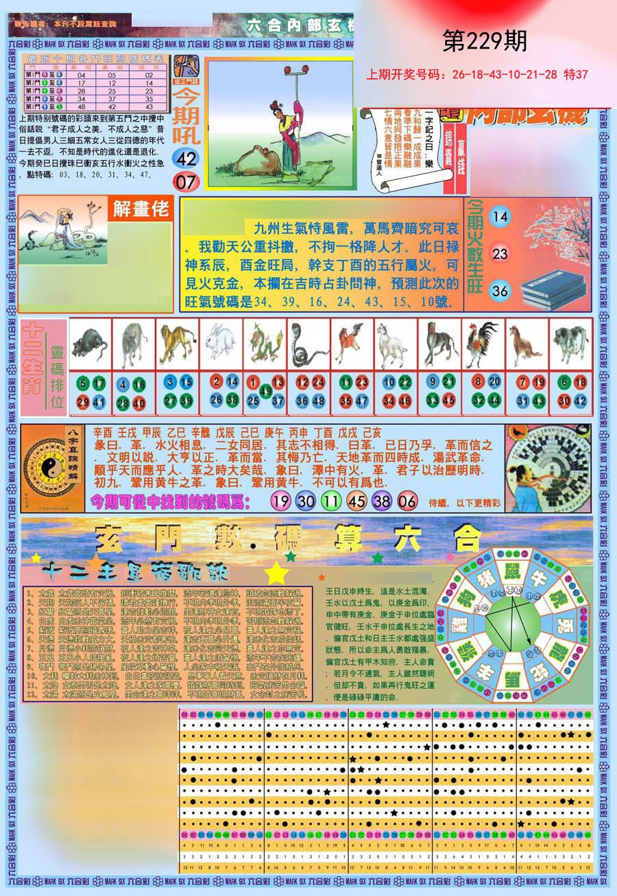 2024229期(新版)内部玄机A