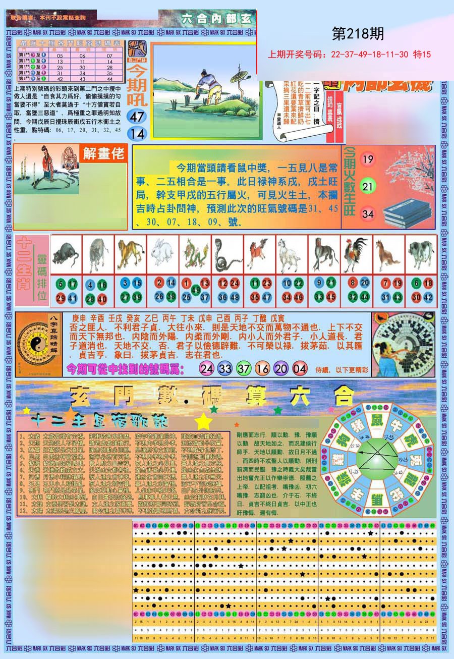 2024218期(新版)内部玄机A