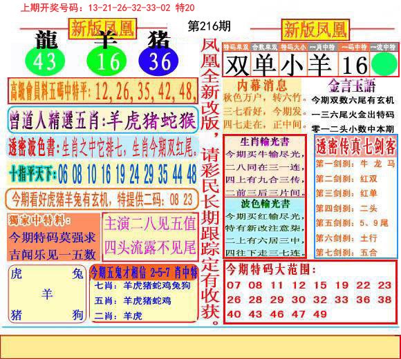 2024216期二代凤凰报