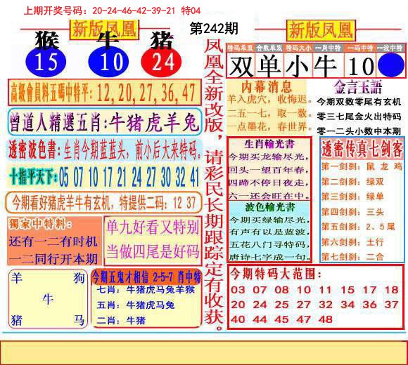 2024242期二代凤凰报