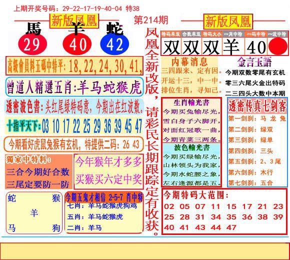 2024214期二代凤凰报