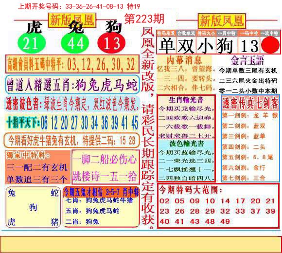 2024223期二代凤凰报