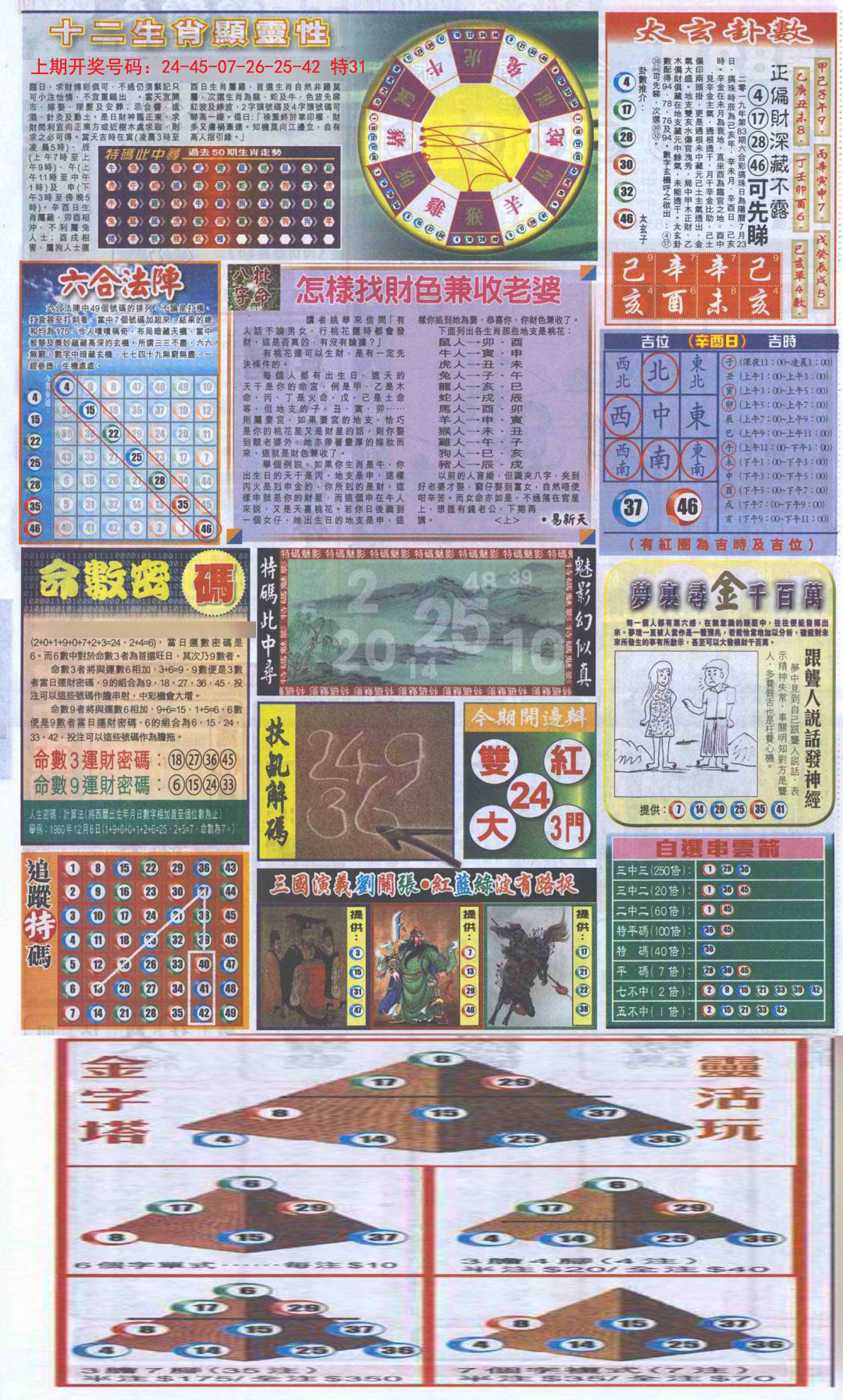 2024240期新报跑狗-2(背面)