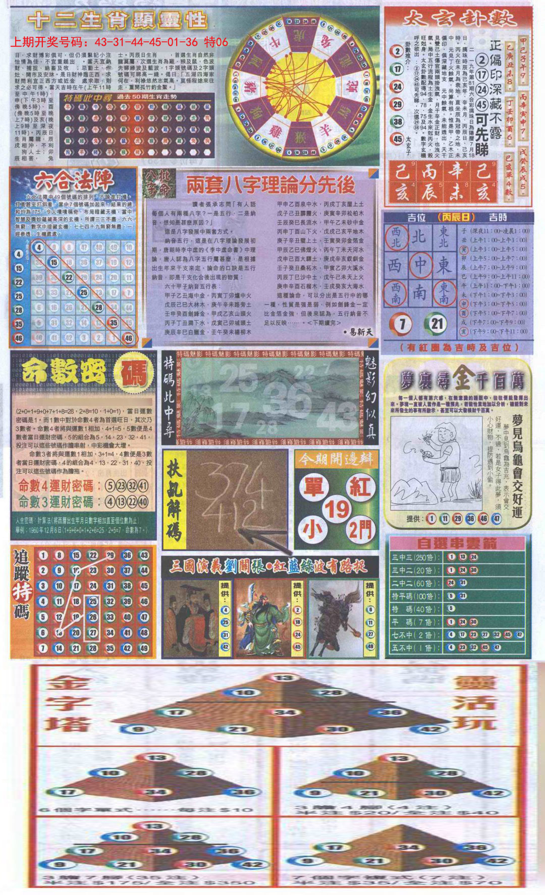 2024238期新报跑狗-2(背面)