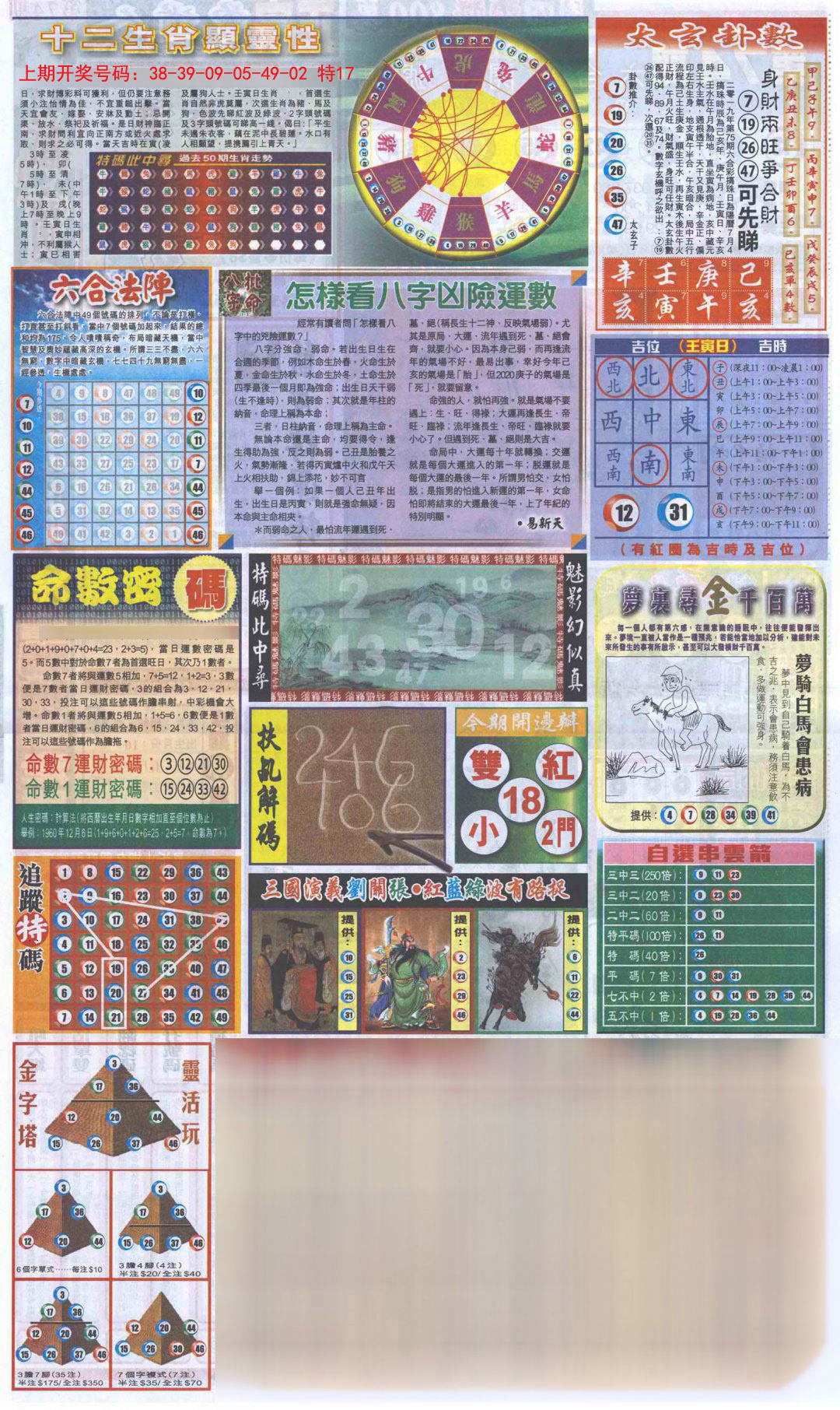 2024232期新报跑狗-2(背面)