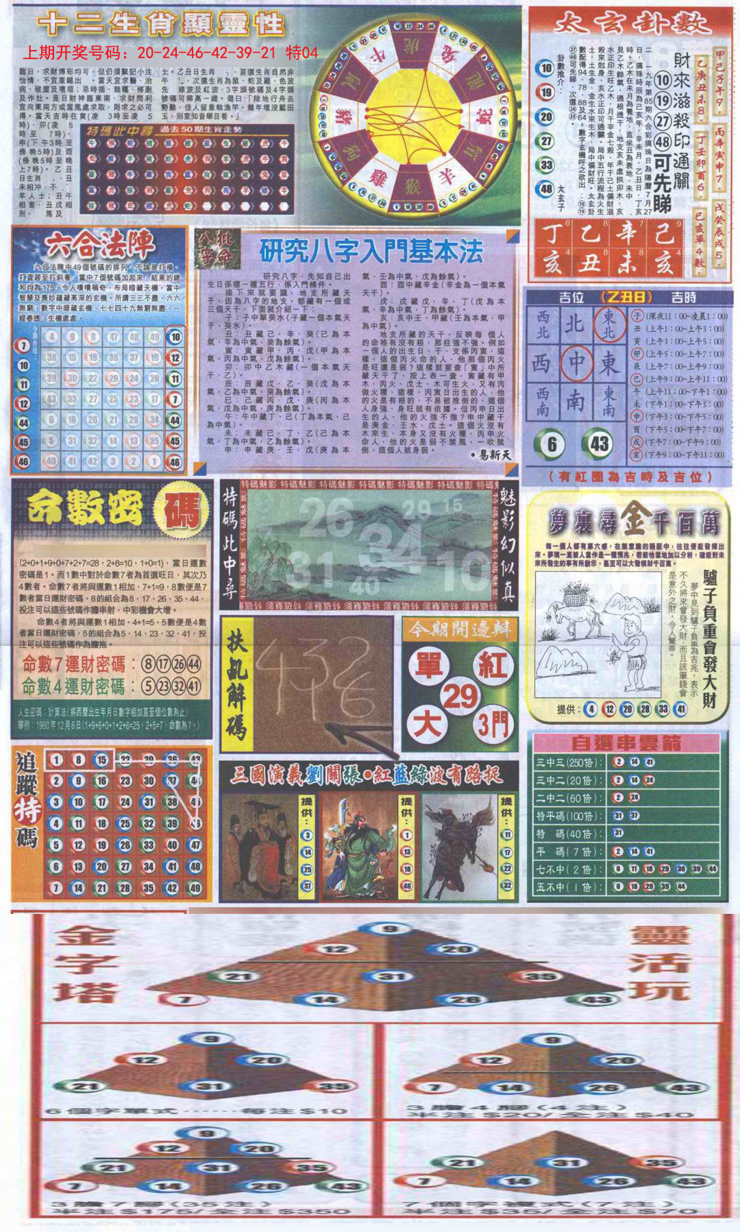 2024242期新报跑狗-2(背面)