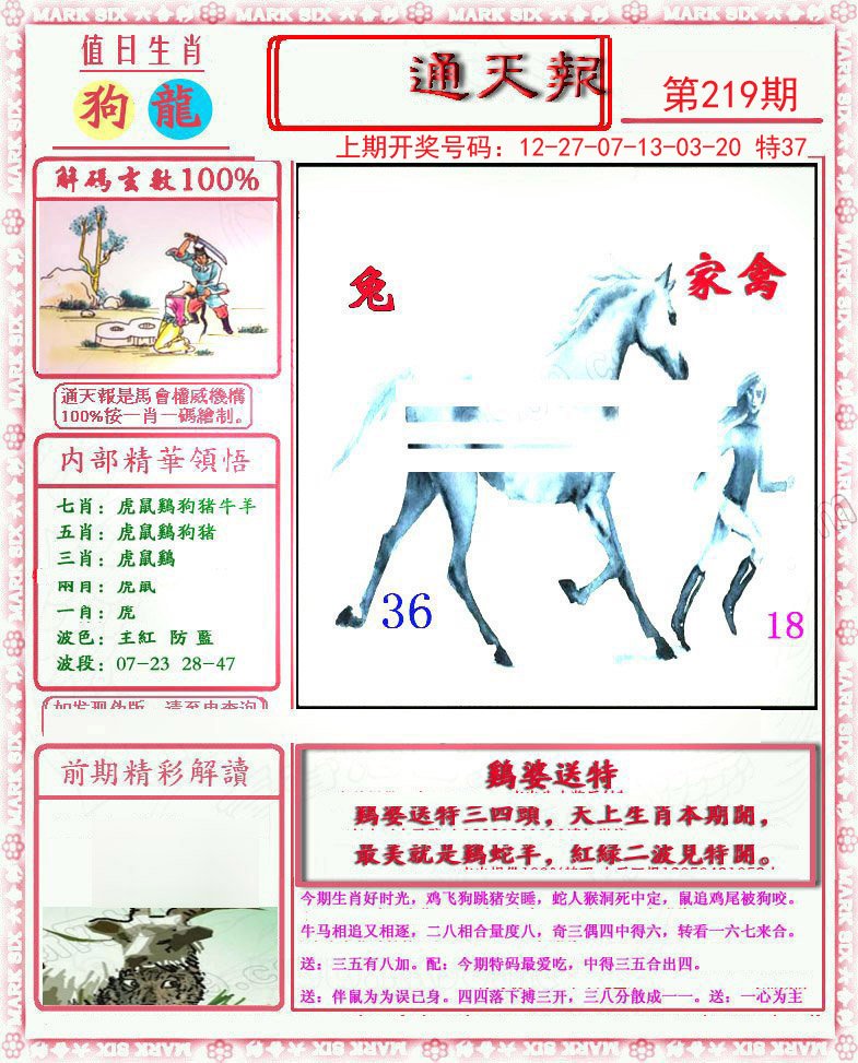 2024219期小喜通天报