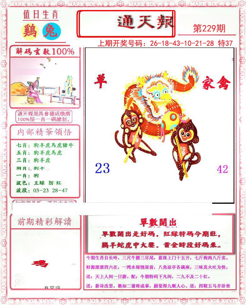 2024229期小喜通天报