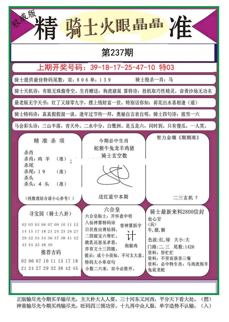 2024237期骑士火眼晶晶（正）