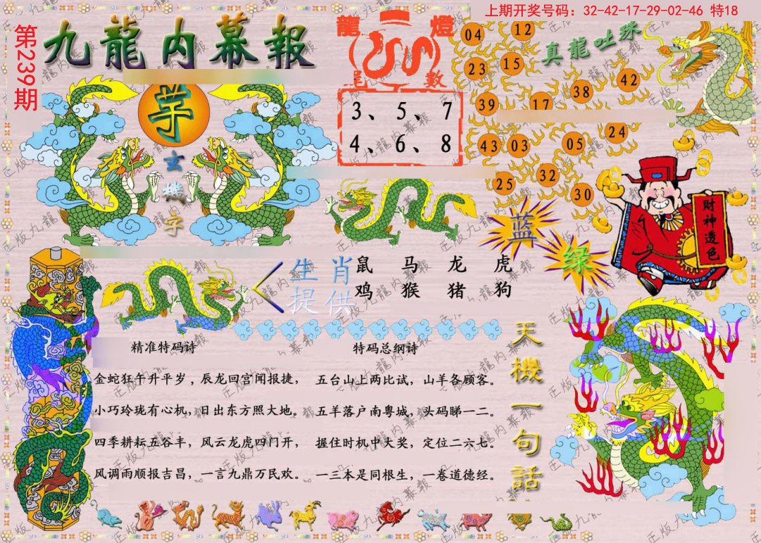 2024239期正版九龙内幕报