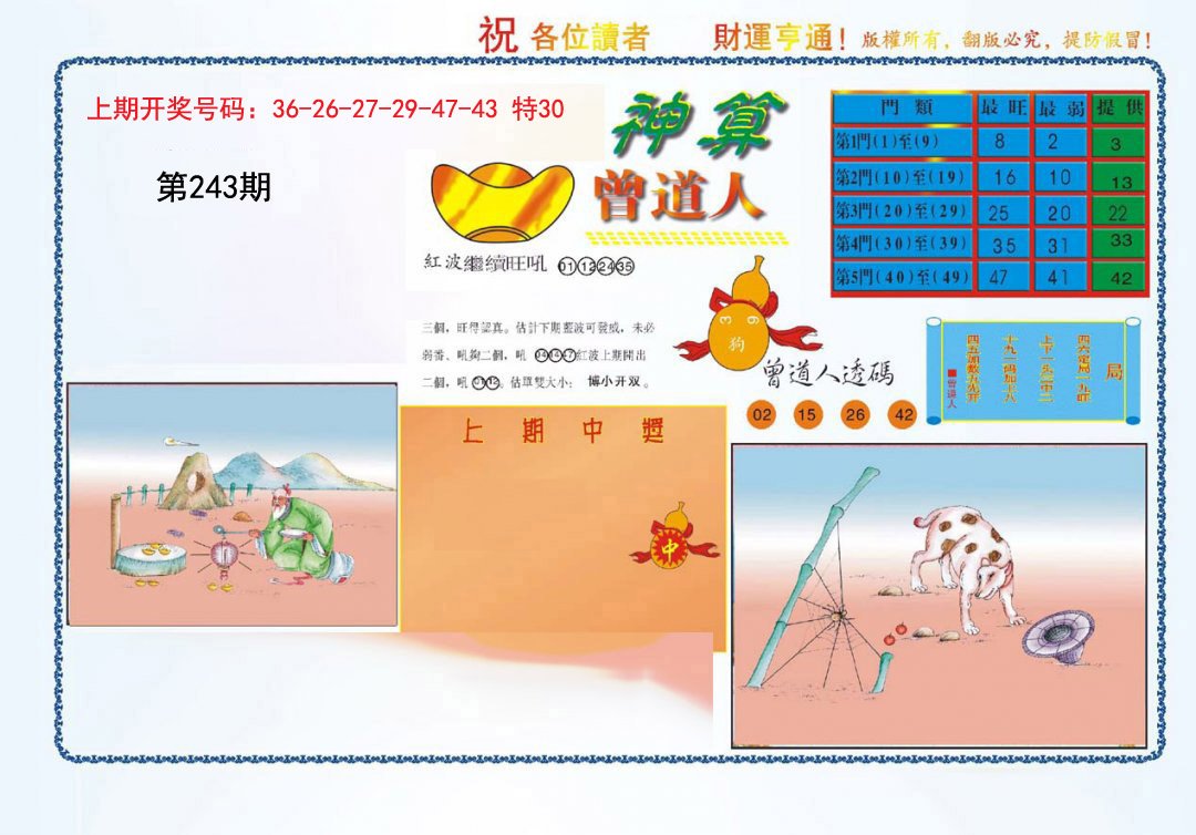 2024243期4-神算