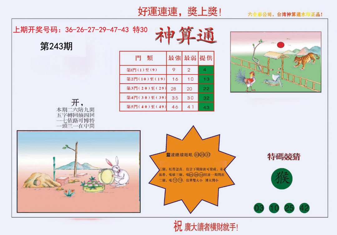 2024243期4-台湾神算