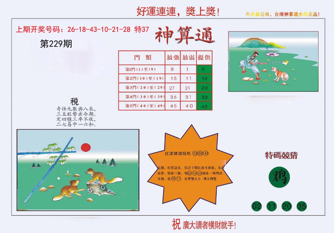 2024229期4-台湾神算