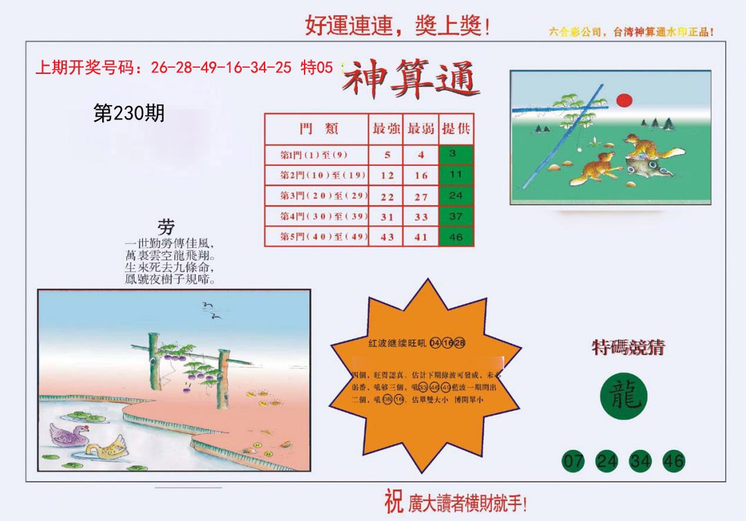 2024230期4-台湾神算