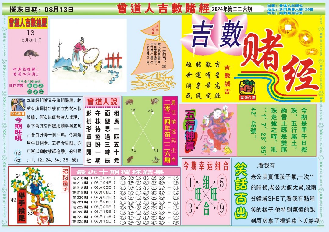 2024226期吉数赌经A