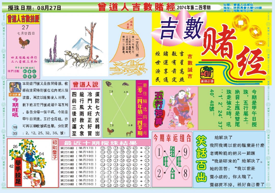 2024240期吉数赌经A