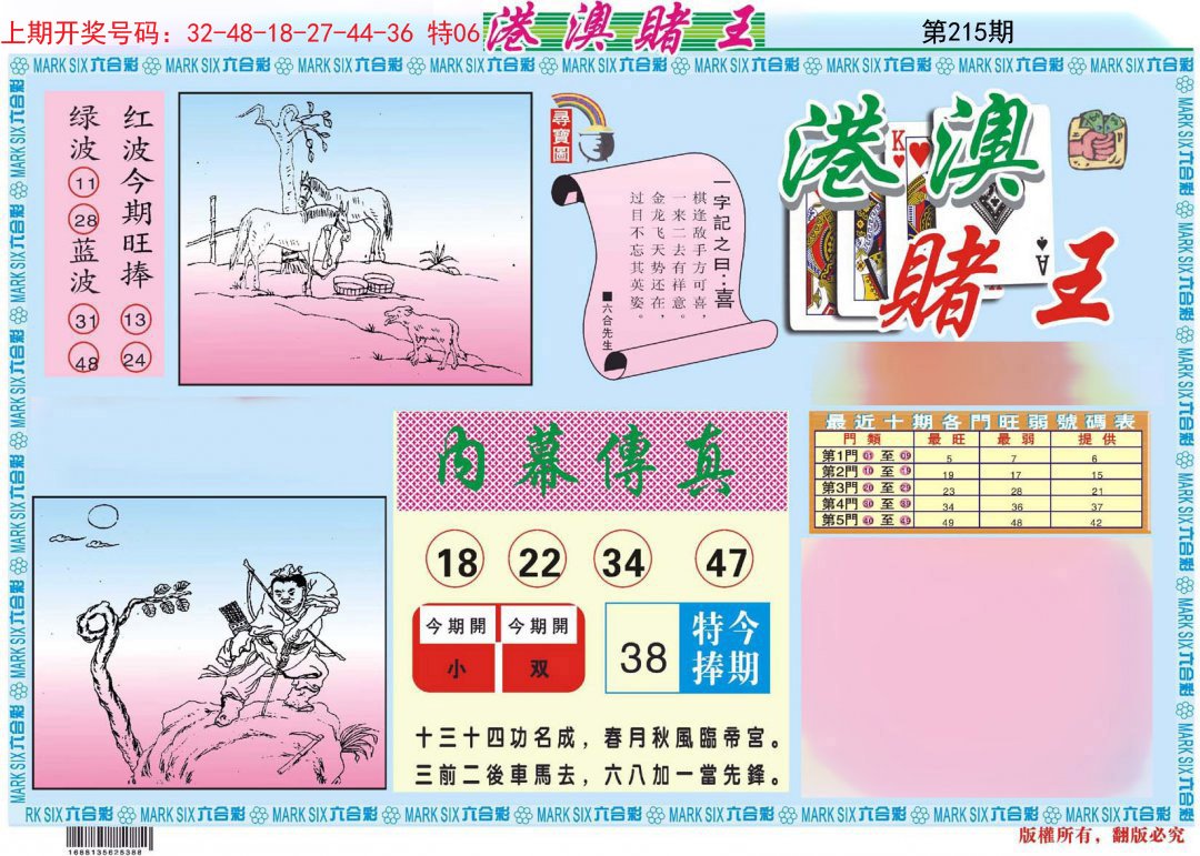 2024215期港澳赌王A