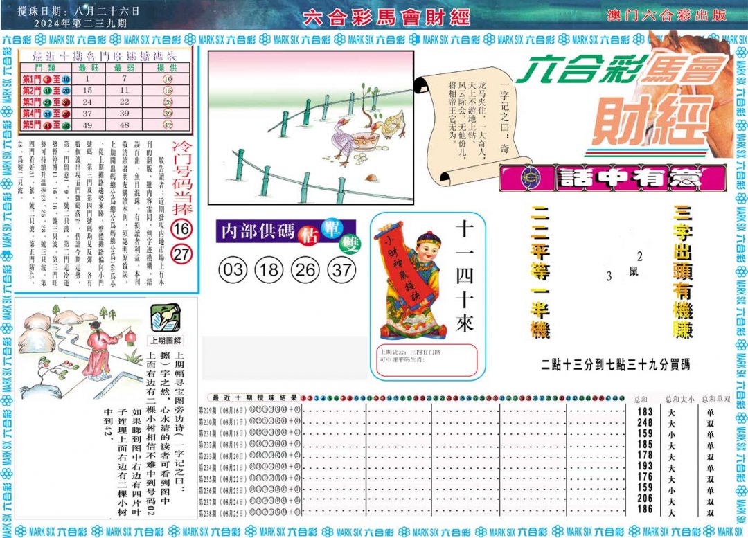 2024239期马会财经A