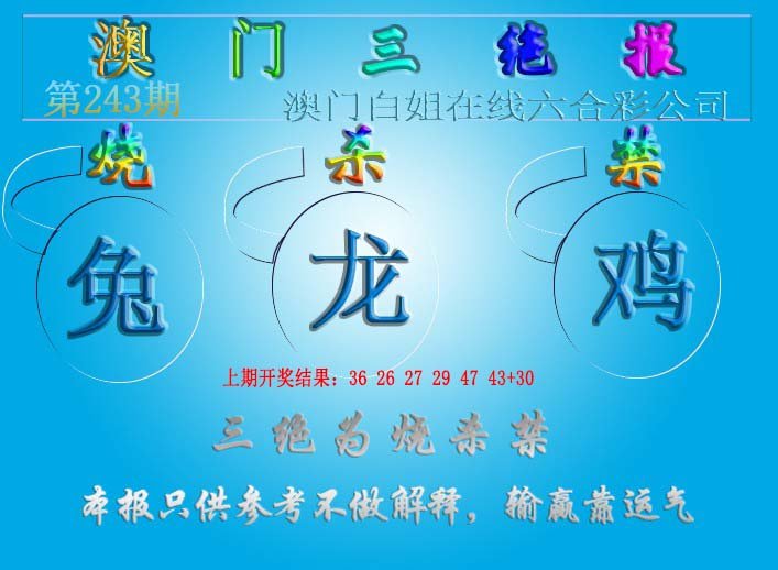 2024243期三绝报（新版）
