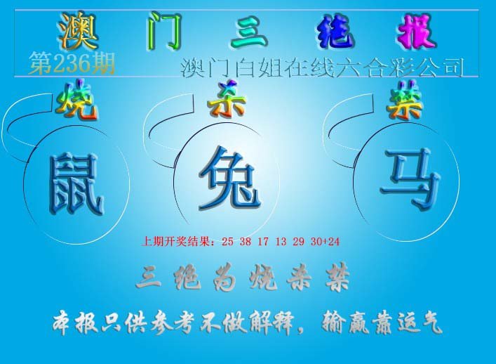 2024236期三绝报（新版）