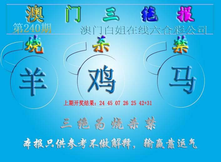 2024240期三绝报（新版）