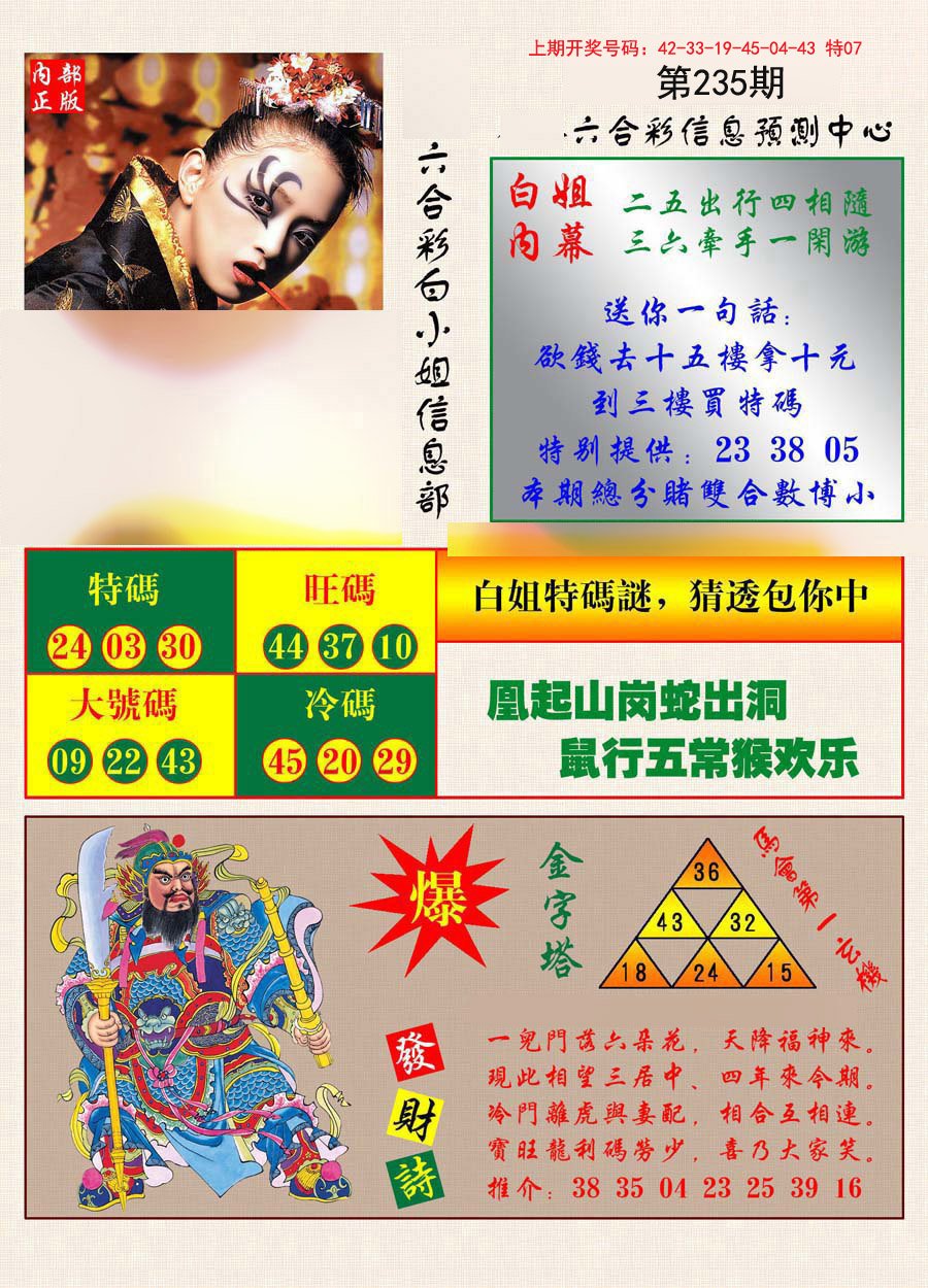 2024235期港彩内幕报