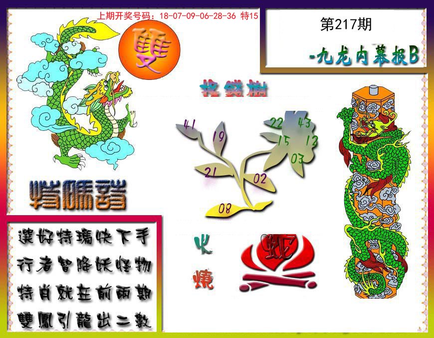 2024217期九龙内幕特肖图a