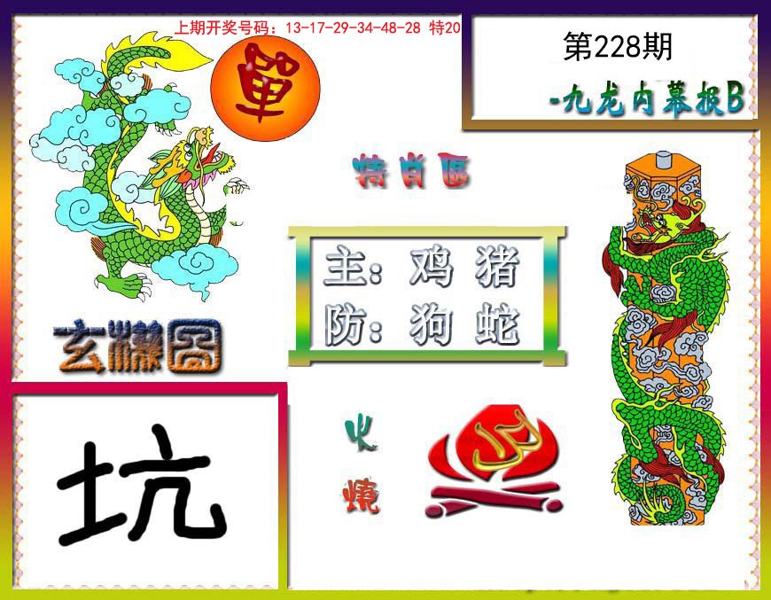 2024228期九龙内幕特肖图B
