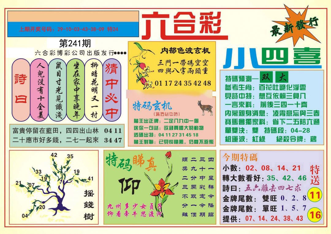 2024241期小四喜