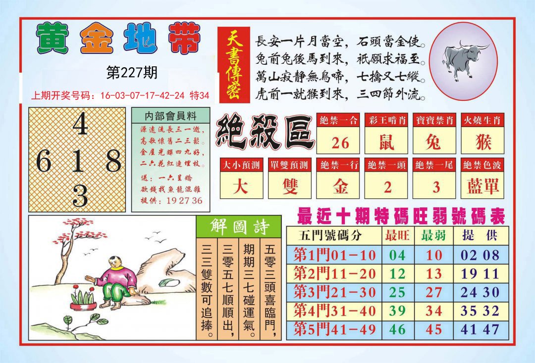 2024227期黄金地带