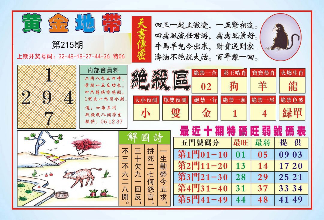 2024215期黄金地带