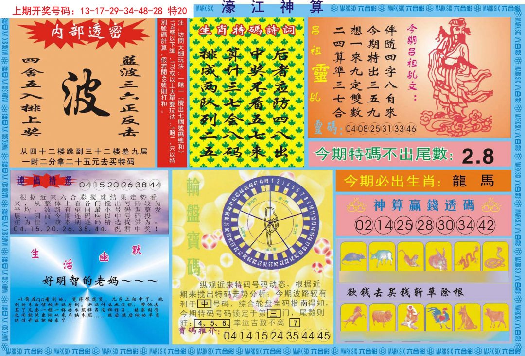 2024228期濠江神算B