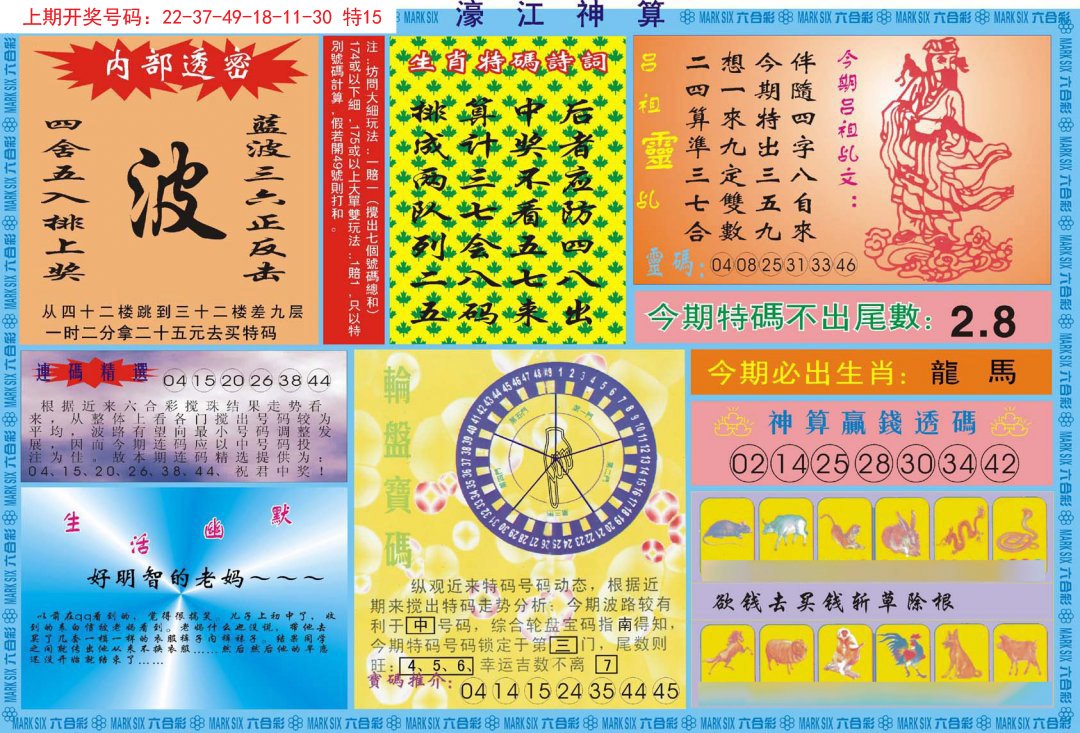 2024218期濠江神算B