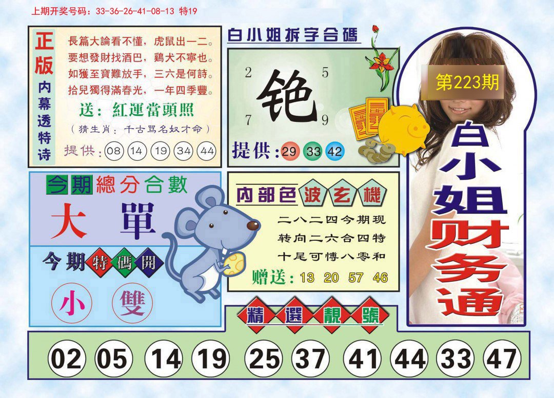 2024223期白小姐财务通