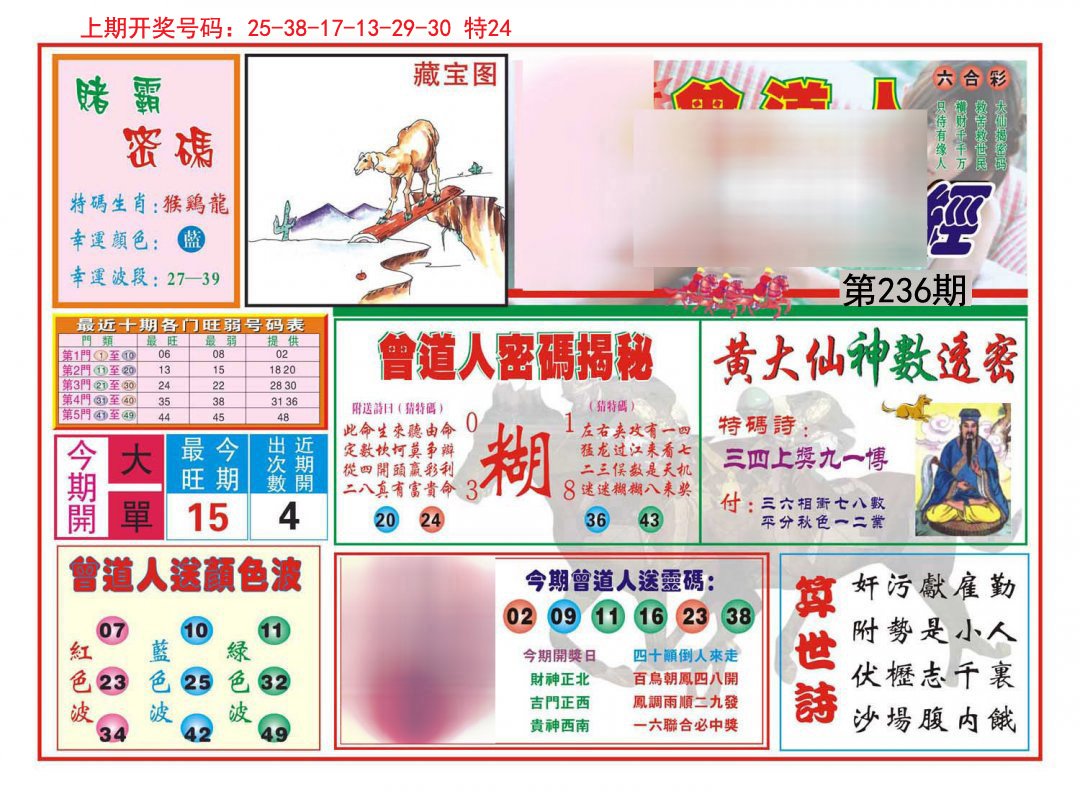 2024236期赢钱一经