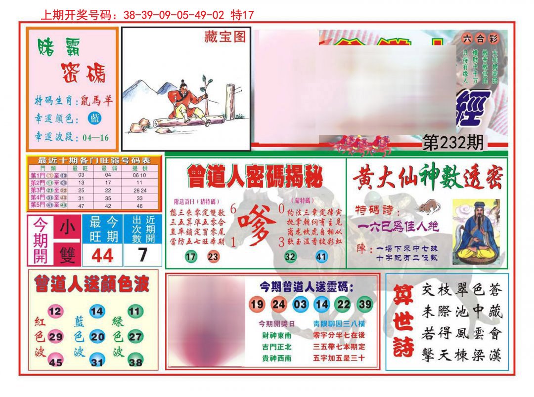 2024232期赢钱一经