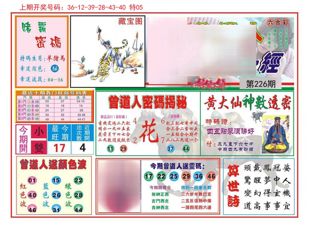 2024226期赢钱一经